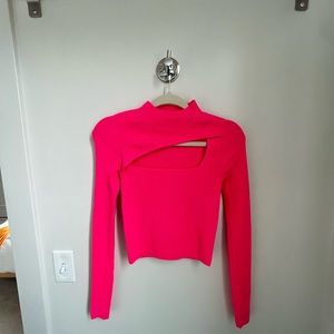 EUC BAR III hot pink top size XS